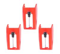 3Pcs Grammofono Record Cartuccia Stilo Vinili Giocatori Accessori Ago per Fonografo Giradischi Stili Sostituzione dell'ago