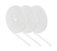 3Pcs Guaina Isolante Filo, 16.4Ft-1mm ID Bianco, per Alta Temp Silicone