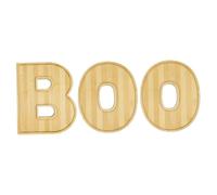 3pcs Halloween Piatti da portata, 12x10 pollici divertenti lettere boo board board box boo vassoio vassoio ripienabile di tagliente di Halloween riutilizzabile per la festa del