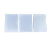 3pcs INSERTI PFEFFHENTI PVC Trasparenti Morbidi 10 20 30 Pagine Titolare della Carta di Credito per le Maniche a Base di Carte Multiplo per la Famiglia di Viaggi