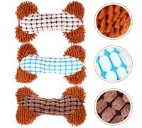 3Pcs Interactive Plush Dog Bite Toy Durable Chew Toy for Pet Play