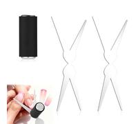 3pcs Kit Strumento Magnete Occhio Gatto, Magnete Cilindro Unghie con Lamine di Ferro a Forma Forbice Doppia Estremità per Smalto Gel Occhio Gatto Strumenti Nail Art per Casa Studio Salon