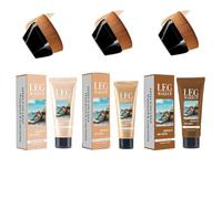 3PCS Legs Makeup Waterproof with Brush,Fade The Skin Color of Legs, Effectively Cover The Scars of Legs and Body for All Skin Tones, 3 Color (light+Medium+dark)
