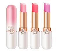 3PCS Lip Balm, set di rossetti trasparenti che cambiano la temperatura del colore, rossetto idratante a lunga durata per le donne, cura naturale delle labbra, riparazione delle labbra (A)