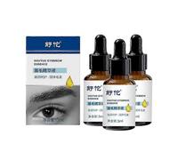 3Pcs Long Lasting Fast Eyelashes Growth Essential Oil Thick Longer Nourishing Enhancer Lash Eyebrow Hair Growth Liquid