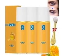 3Pcs Lutein Eye Essence Oil,Lutein Eye Wrinkle Essence Oil, Vc Lutein Eye Essence Oil,Eye Serum Oil Solution Roller Ball, Firming Eye Serum For Eye Bags, Dark Circles