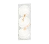 3pcs Macaron Color Spoam Sphere Spingant Christmas Tree Accessori Adatti Alle Palline Natalizie Per La Decorazione Spaziale Familiare O Commerciale