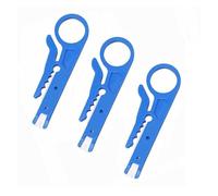 3pcs Mini Pinza Spelafili For Cavi For Elettrica For Decrostazione Strumento Di Crimpatura Multiplo Crimpatura Di Precisione(Blue)