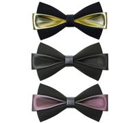 3pcs Misto Pre-legato Papillon Set Regolabile Formale Smoking Matrimonio