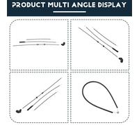 3PCS Motore Cappuccio Rilascio Cavo Bowden per E46 320I 323I 98-05