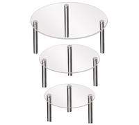 3pcs Multi-Function Torta per la festa della torta Stand Desktop Dessert Stand