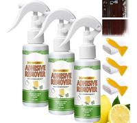 3Pcs Multi-Purpose Strong Adhesive Remover,Removes Tape,Labels,Stickers & Decals Residue,With Scraper Tool And Towel, For Floor, Windows, Glass, Walls, Plastic