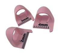 3Pcs Patchwork Aiuto Cucito Aiuto Dito Quilting Righello Patchwork Cucitura Strumento di Misura Strumento Ausiliario 2MM 3MM 4MM Modelli Portatili