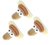 3pcs Piccolo Acrilico Sacchetto Clip per la Conservazione di Cibo Sigillanti Multiuso per Snack e Chip Strumenti di Organizzazione Della Cucina Cancelleria U