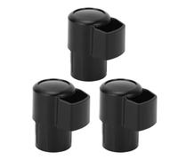 3pcs Plug del cappuccio 'estremità saxofono tenore, tappo anti-bump in plastica per tastiera a collo piegato di sax, plug di tappo di saxofono anti-inclinazioni, parti di