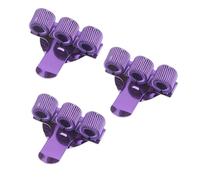 3pcs Porta A Triplo Pennello In Metallo Caschi Del Supporto A Matita Con Clip Tascabile Molla Regolabili Per Un Diario Uniforme Accessori Per Infermiere