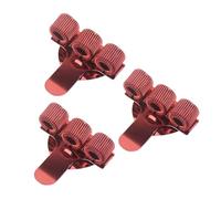 3pcs Porta A Triplo Pennello In Metallo Caschi Del Supporto A Matita Con Clip Tascabile Molla Regolabili Per Un Diario Uniforme Accessori Per Infermiere