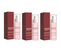 3PCS Powder Melt Glass Setting Spray Long Lasting Makeup Setting Spray Control Waterproof Moisturizing Quick Fixer