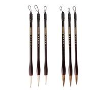 3Pcs Pro Cinese Pennello Kit Principiante Calligrafia Penna per Tradizionale Ink