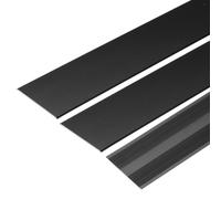 3Pcs Profilo di Transizione Pavimento in Alluminio 2\" 3Ft Nero per Flat Molding