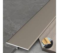 3Pcs Profilo T in Alluminio, Binario di Soglia In Facile da Installare Striscia di Transizione per Pavimento, Soglia Porta e Riempimento Fessure Parquet e Piastrelle(Champagne,5CM*270cm(3 * 90cm))