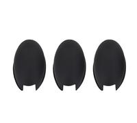 3pcs protettori di riposo palma da sax di sax, comfort adatto al sassofono Alto/tenore/soprano, tampone per cuscini per le dita del pollice e tasto Riduci l'affaticamento (nero)