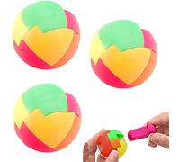 3pcs Puzzle 3D Palla Magica Giocattoli con 6 Pezzi Intelligenti Puzzle Assemblare Giocattoli Gioco Cervello Educazione Formazione Intelligenza Giocattoli per Bambini e Adulti Regalo