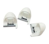 3Pcs Quilting Righello Dito Patchwork Cucitura Aiuto Cucito Strumento di Misura Dito Per Cucitura 2mm 3mm 4mm Set Dente Singolo