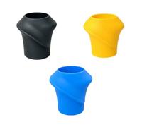 3pcs Racchetta da tennis Grip Trainer, correttore postura principiante | Guida per dita in silicone, design di allineamento del palmo, costruzione ultra leggera da 35 g, vestibilità flessibile per