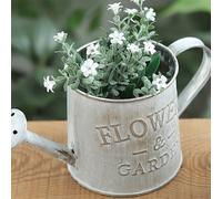 3pcs Retro Ferro Fiore Benna Flowerpot Home Decor Contenitore di stoccaggio del