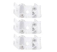 3pcs Roller Foot Presser trasparente Strumento essenziale di cucito pratico per accessori per macchine per cucire