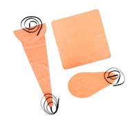 3Pcs Sassofono Panno di Pulizia Pull Through Panno Morbido Straccio Sax Strumento di Pulizia Per Flauto E Strumento a fiato
