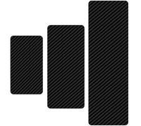 3pcs Scheda di evidenziazione 8x4, 11x4 e 16x4 Scheda di evidenziazione riutilizzabile per capelli leggeri non slip Essentials, nero.