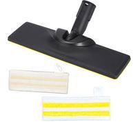 3PCS Set Bocchetta Pavimenti per Kärcher SC2 SC3 SC4 SC5, JRISBO Accessori di Ricambio Per Kärcher Pulitori a Vapore, Inclusi 1 Ugello Per Pavimenti e 2 Panni In Microfibra Per Pavimenti