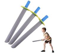 3pcs/set schiuma spada da 20,5 pollici di spade per bambini eva schiuma giocattolo spada finta giocattolo giocattolo spada di schiuma set per giocare a giocattoli regalo per i ragazzi per giocare a g