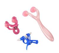 3pcs Shaper Massager Roll Set per Raddrizzamento del Naso e Sollevamento | Set di Clamp/Holder di Correzione del Naso Portatile per di Bellezza a Casa e Viaggiare (A)