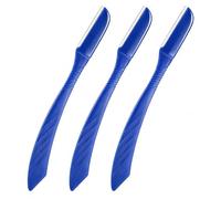 3PCS Shaper sopracciglio per le donne rimozione dei peli del viso con | Blue Face Shaper per la modellatura delle sopracciglia e il dermaplaning, strumento liscio per la cura del viso per la