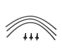 3PCS Silicone Milk Hoses Replacement Kit with Secure Connectors for EQ9 EQ700 Automatic Coffee Machine Durable Food Grade Safe 34cm Length