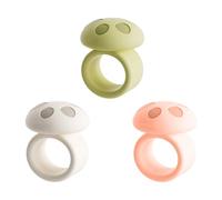 3Pcs Silicone Porta Guardia Paraurti per Maniglie Parete Riduzione Del Rumore Protettivo Elastici Accessori Per La Casa In Silicone Maniglia Della Porta Paraurti