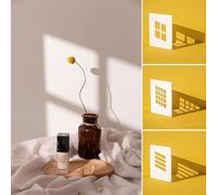 3PCS Simulato Luce e Ombra Sfondo Fotografia Consiglio Puntelli Fotografico Riciclabile Ripresa Sfondo Desktop Essere Adatto per Piccoli Prodotti Cibo Cosmetici Gioielli
