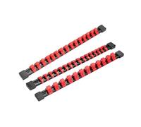 3PCS Socket Holder Pratico Organizer Holder Set Ottimizza Organizzazione Strumento per 1/4 "3/8" 1/2" Portautensili Portatile