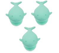 3pcs Spazzola di Massaggio Del Bambino Spazzola di Massaggio Del Bambino a Esfoliante Del o a di Del Silicone Scrubber Capelli Del Silicone Scrubber Gel di