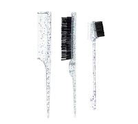 3pcs Spazzola Per Capelli Styling Pettini Set Tintura Pettine Salon Strumento Sezionamento Evidenziazione Tessitura Taglio Pettine Pennello Sopracciglio