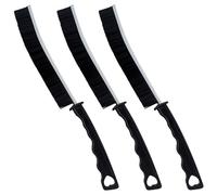 3Pcs Spazzola Pulizia Doccia,Spazzole Per Pulire,Spazzola Pulizia Casa,Spazzola Per La Pulizia Delle Fessure,Spazzola Per Pulizia Fessure,Spazzola Pulisci Fughe,Spazzola Per Fessure,Nero