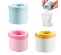 3PCS Stampi per Cubetti di Ghiaccio in Silicone, con coperchio Rimovibile