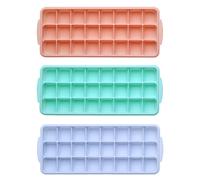 3pcs Stampi per il ghiaccio Cubetti Ice Cube Scatole per il frigorifero a 24