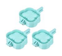 3Pcs Stampo per Dumplings a Farfalla, per Ravioli Empanada in Plastica (M, Blu)