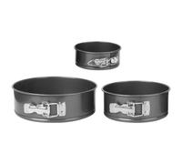 3pcs stampo per torta mini stampo da forno tondo torta per pizza superficiale