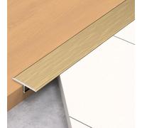 3pcs Striscia Di Transizione Pavimento Con Modanatura A T In Alluminio, L 90cm, Per Unire Assi Di Laminato, Piastrelle, Fessure Del Pavimento(Gold,W 4cm)