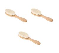 3pcs styling spazzola per capelli spazzola per capelli pettine per capelli in legno barba pennello baffi barba cespuglio viso spazzola pulita uomini spazzola barba pennello da barba